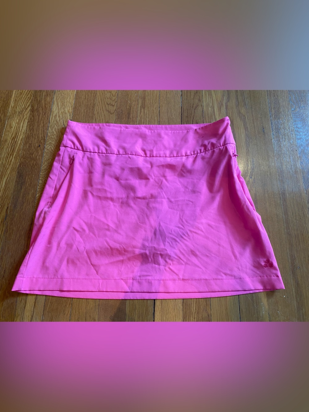 Women's Pink Performance Skort - Picture 3 of 6